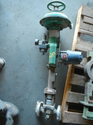Fisher 1" 300 Class, 316 Stainless Flanged Control Valve
