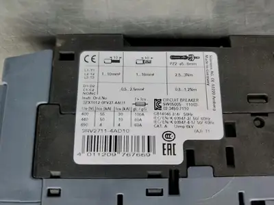 USED Siemens 3RV2711-4AD10 SIRIUS Circuit Breaker Motor Starter