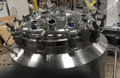 Reactor, 106 Gallon (400 Liters), 316L Stainless Steel, Jacketed, 50 PSI Internal - #S745276