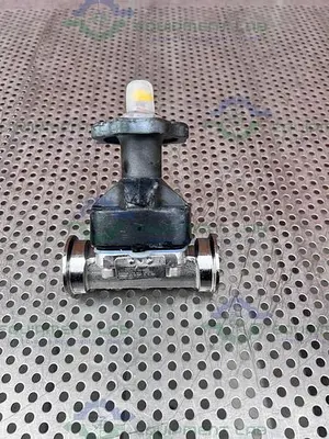 USED ITT PURE FLO 1-F-419-6-4-TM-963S-CWP150 DIAPHRAGM VALVE W/ 1" SANITARY FITTING