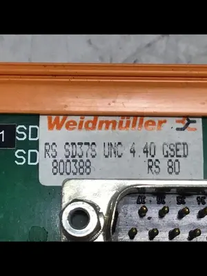 USED WEIDMULLER RS SD37S