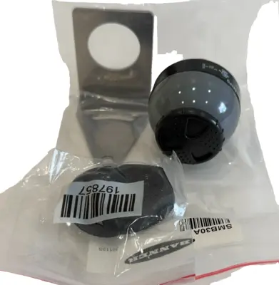 NEW BANNER K50LGRALS4YPQ INDICATOR ALARM GREEN