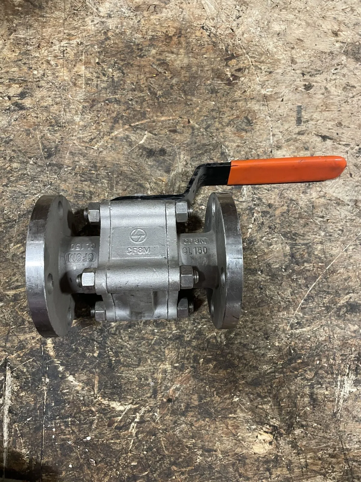 L&T 1-1/2″ 316 Stainless Steel Flanged Manual Ball Valve 290PSI