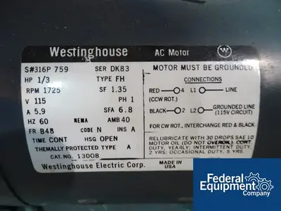 USED Welch Welch Vacuum Pumps, Model 1399