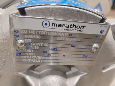 MARATHON ELECTRIC SM145TTGR16040AAP Motors | ESS Industrial Equipment Sales (5)