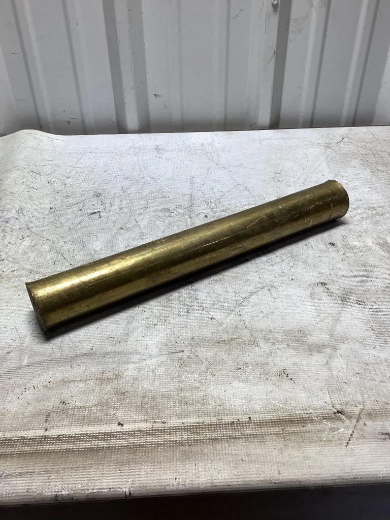 Machined Brass C360; Lathe Stock Bar; 20″ X 2 1/2″ Round Brass Bar