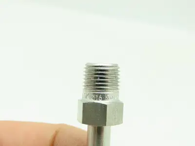 Hy-Lok Stainless Male Adapter Fitting  1/4" Tube x 1/8" NPT Pipe  LOT OF 8
