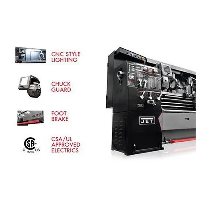 JET E-1440VS Precision / Gap Bed Lathes | Sierra Victor Industries (6)