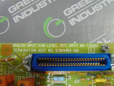 Honeywell MU-TAIH02 Analog Input / STI Termination Board 51304453-100 Rev E Used