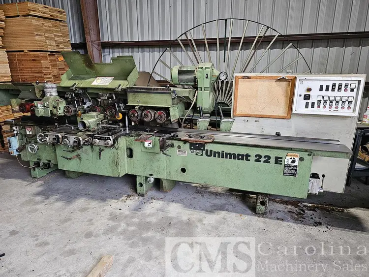 Used WEINIG UNIMAT 22E 6 HEAD MOULDER Woodworking Moulders | CAROLINA MACHINERY SALES #421591
