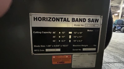 2020 WAY TRAIN W1318SSAV Saws, Band, Horizontal | Star Equipment Co., Inc. (3)