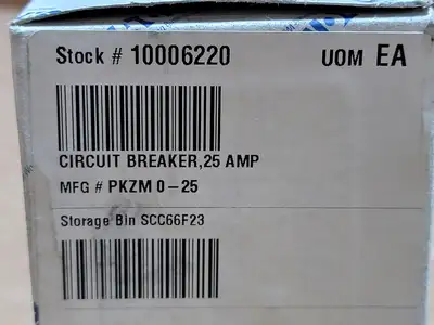 New | in-Stock 2023 EATON PKZM0-25 Switchgears British Columbia CA | Lenmark #477664