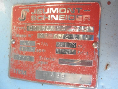 USED JEUMONT SHNEIDER CNX10065315