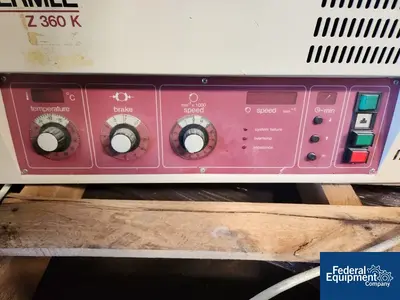 USED Hermle Hermle BHG Temperature Controlled Centrifuge, Model Z360K