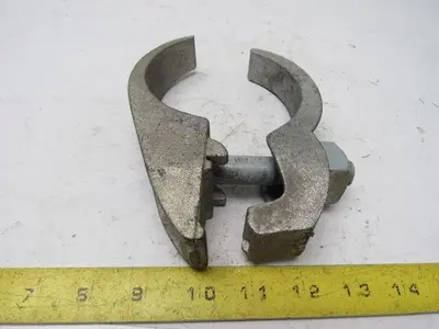 Latrobe 3-1/2" Edge Clamp Parallel Pipe Ridged Conduit Galvanized Lot Of 4