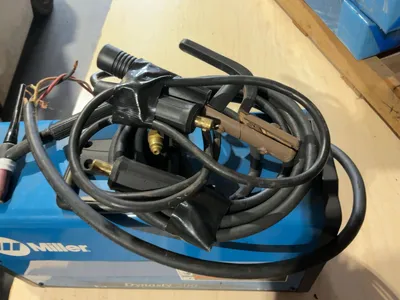 Used MILLER DYNASTY 200 PORTABLE AC/DC TIG AND STICK INVERTER WELDER Tig Welders Michigan US | Miedema Asset Management Group #1424976