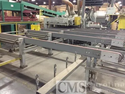 USED MEREEN JOHNSON 441 RIP SAW WITH CAMERON AUTOMATION INFEED
