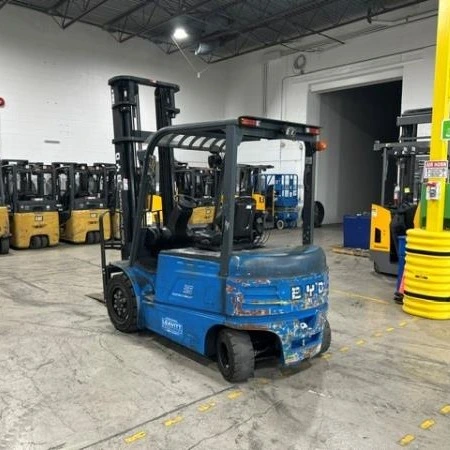 Used 2020 BYD ECB35 4-Wheel Sit down Electric Counterbalance Forklifts British Columbia CA | Leavitt Machinery #1443732