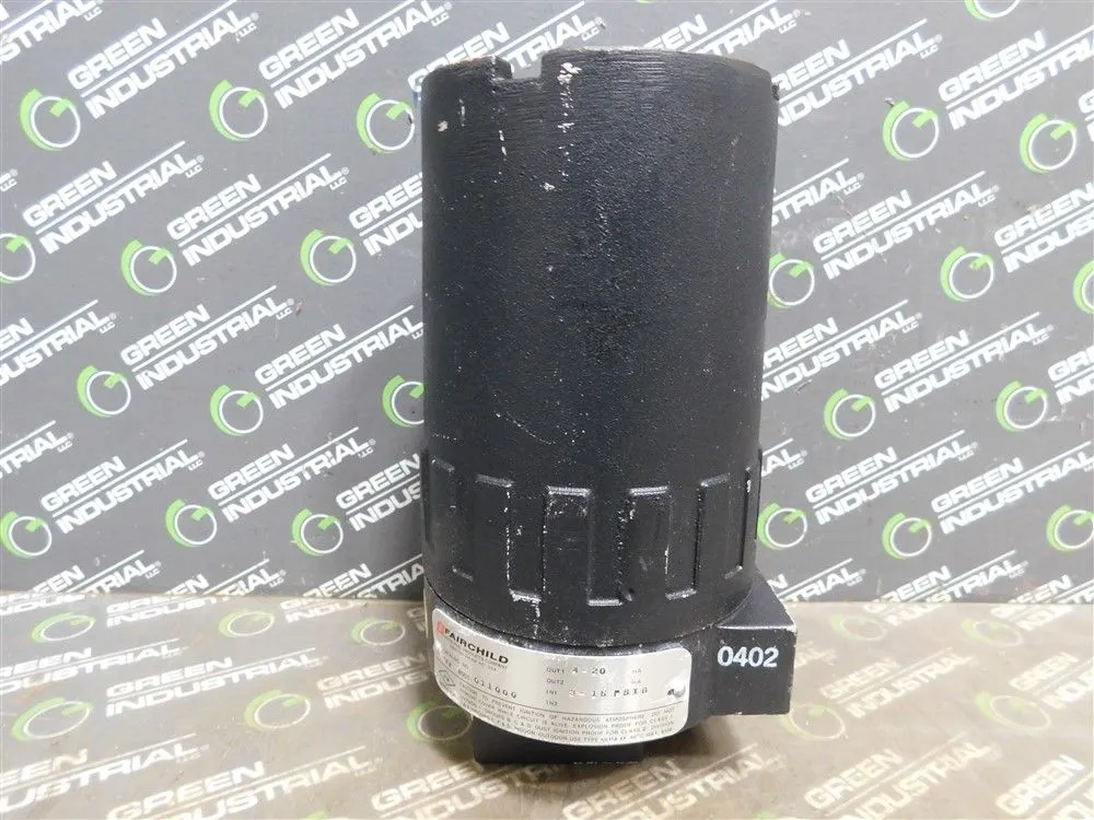 Fairchild TFX 8001-011000 Pressure Transducer In 3-15PSIG Out 4-20mA Used