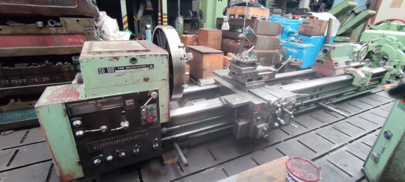 TOS Čelakovice Heavy Duty Centre Lathe, in excellent condition, POA