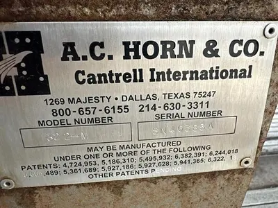 Used AC HORN _UNKNOWN_ Roasters New Jersey US | UNION STANDARD EQUIPMENT CO. #1340256