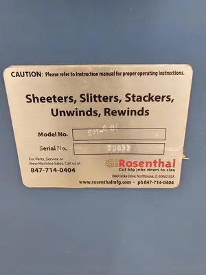USED 2021 ROSENTHAL SM-60
