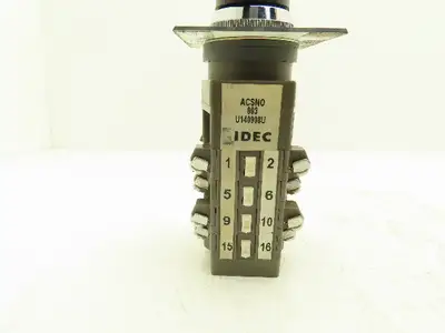 IDEC ACSNO Selector Switch 4 Pole 10 Position Cam Operated