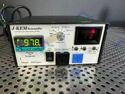 USED J-KEM SCIENTIFIC 210 TIMER TEMPERATURE CONTROLLER 120 VAC, 1200 WATTS