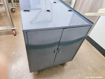 Used Industrial Power Mobility Cart 48" x 30" with Pneumatic Wheels