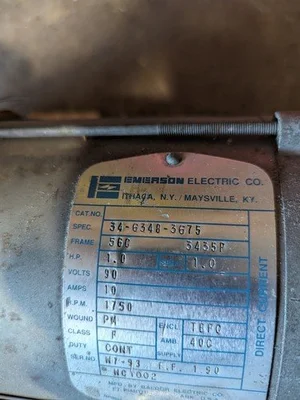 USED EMERSON ELECTRIC CO 34-6220-3865