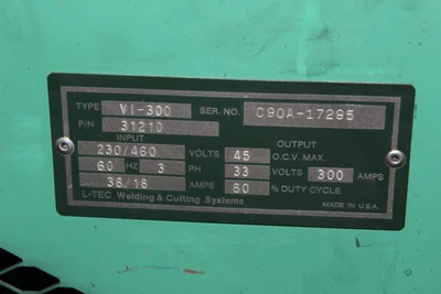 L-Tec VI-300 Weld Cut Power unit