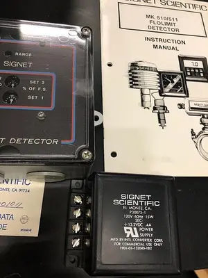 SIGNET SCIENTIFIC COMPANY P51140-1 FLO-LIMIT DETECTOR