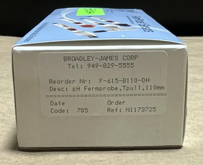 NEW Broadley James Corp F-615-B110-DH