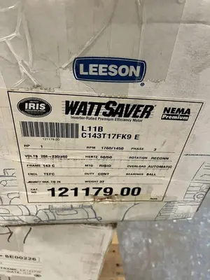 Used LEESON 121179.00 Industrial Controls | Surplus Asset Holdings #1220843