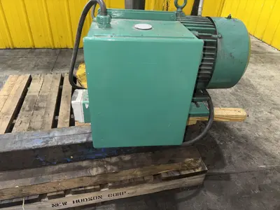 15 HP G&P MODEL 4168 4" X 168" BELT GRINDER: YOBRO #24126