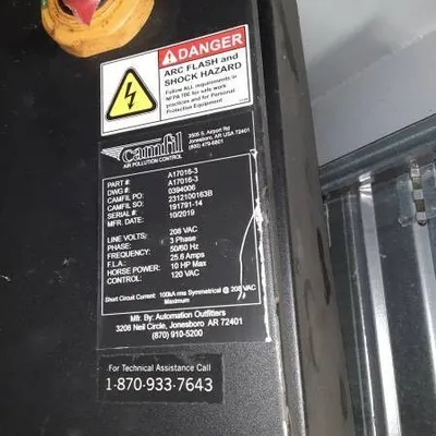 CAMFIL APC SERIES 20 GENERAL INDUSTRIAL ARR-4V DUST COLLECTORS | Turner's Machinery (6)