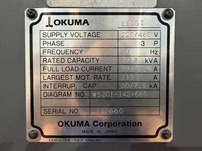 Used 2010 OKUMA LB-35II CNC Lathes California US | MachineStation #1496694