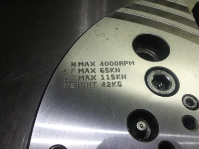 Samchully 10" 3 Jaw Quick Jaw Change Power Chuck QJC-210 (LOC216)