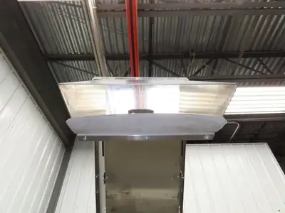 Helatec Held AG Stainless Incline Feed Conveyor 300mm Cleated Belt 64"L 230V 1PH