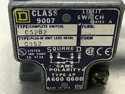 USED SQUARE D 9007-C52B2