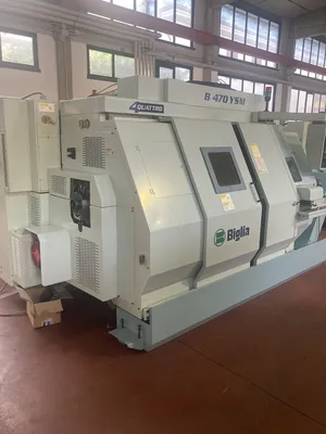 Used BIGLIA B470YSM ASA8" CNC Lathes IT | Gamba Macchine Srl #1282069