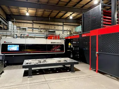 Used 2023 AMADA REGIUS 3015 AJE FIBER Laser Cutters | Machine Factory Outlet #1267061