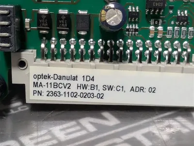Optek MA-11BCV2 Photometric Converter Power Distribution Board ADR 02 Used