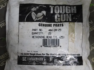 Bag of 25 Tregaskiss 404-20-25 Tough Lock Retaining Head  New