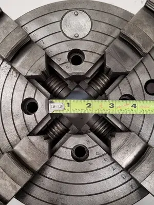 USED CUSHMAN 10” – 4 JAW CHUCK