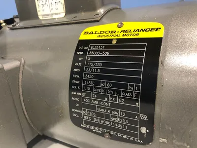 BALDOR VL3515T A.C. Motors | New England Industrial Machinery (8)