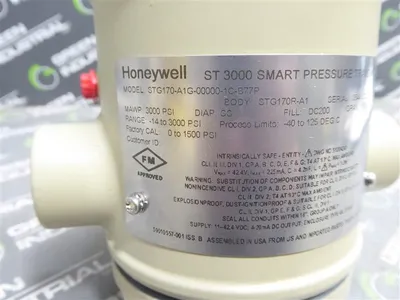 Honeywell ST 3000 Pressure Transmitter STG170-A1G-00000-1C-B77P New No Box