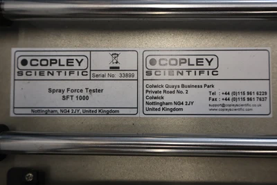 USED COPLEY SCIENTIFIC SFT 1000