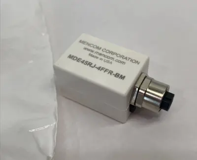 New | in-Stock Mencom Ethernet Receptacle M12 4 Pole D-Coded Female to RJ45 Electrical Fittings Michigan US | Maverick Industrial Sales #1395124