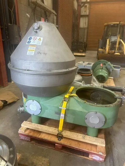 Used 2011 GEA WESTFALIA GSE 125-06-777 Disc Batch Centrifuges New Jersey US | Perry Equipment #915828